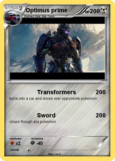 Pokemon Optimus prime
