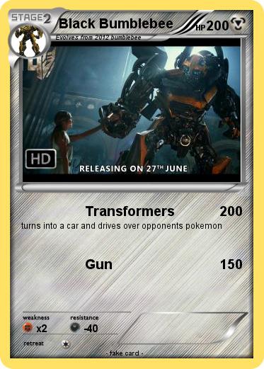Pokemon Black Bumblebee