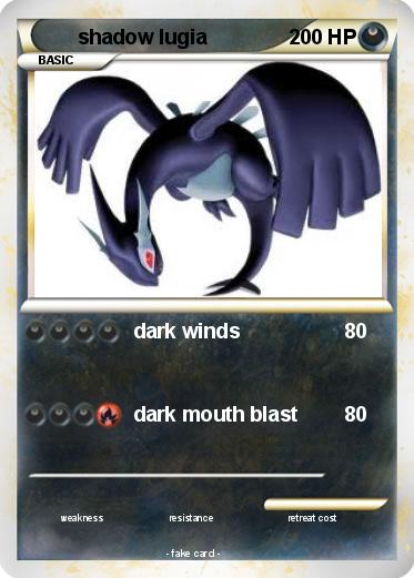 Pokemon shadow lugia