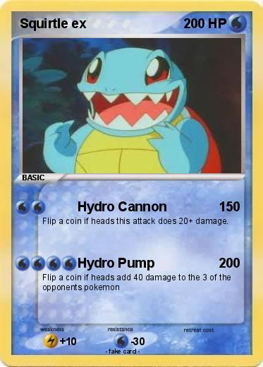 Pokemon Squirtle ex