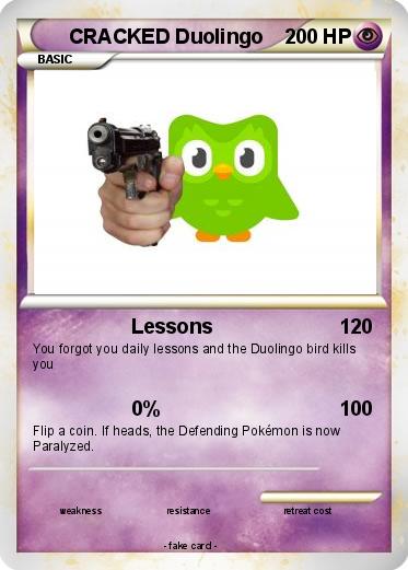Pokemon CRACKED Duolingo