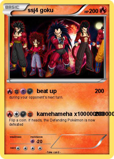 Pokemon ssj4 goku