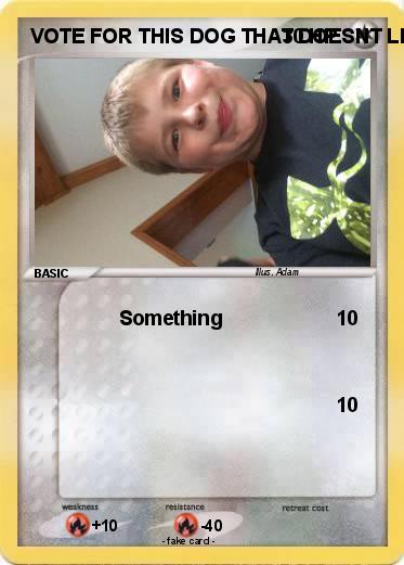 Pokemon VOTE FOR THIS DOG THAT DOESNT LIKE LIGHT