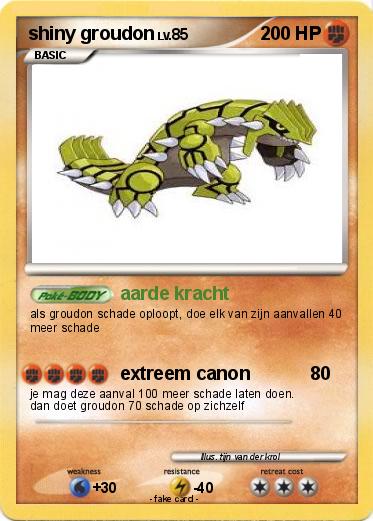 Pokemon shiny groudon