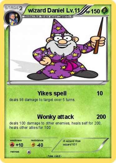 Pokemon wizard Daniel Lv.11