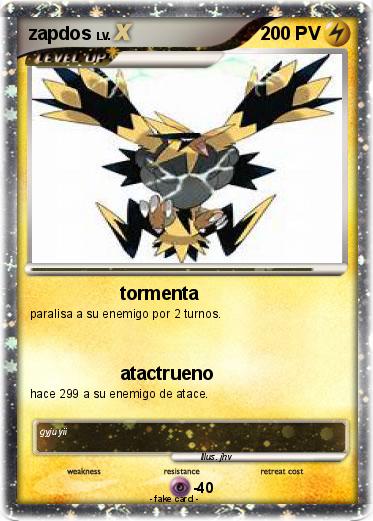 Pokemon zapdos