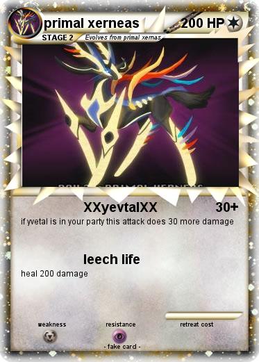 Pokemon primal xerneas