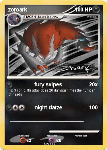Pokemon zoroark