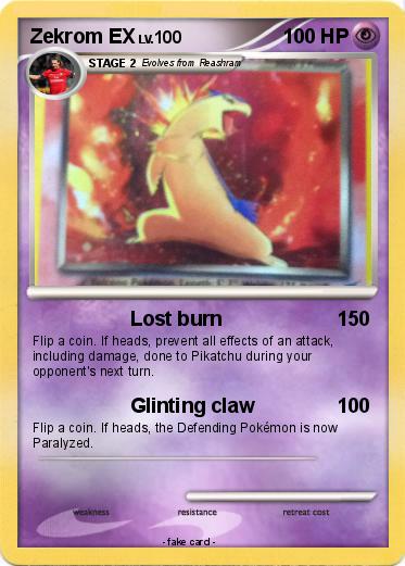 Pokemon Zekrom EX