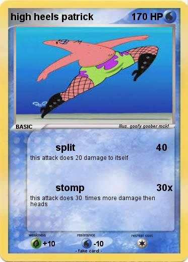 Pokemon high heels patrick