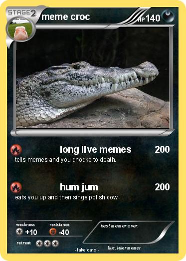 Pokemon meme croc