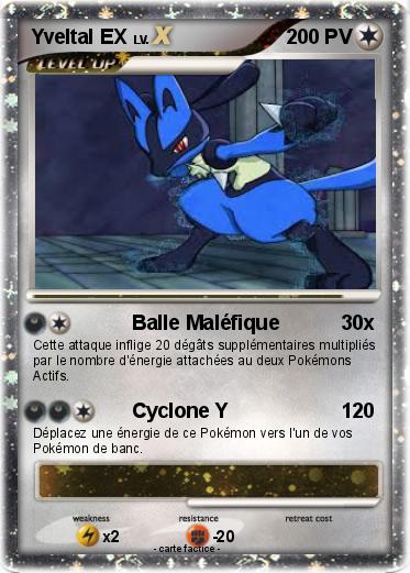 Pokemon Yveltal EX