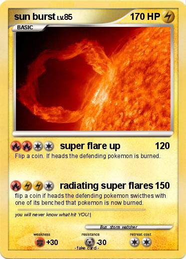 Pokemon sun burst