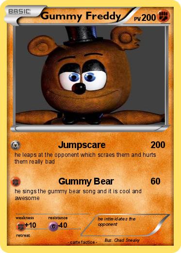 Pokemon Gummy Freddy