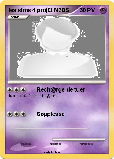 Pokemon les sims 4 proj£t N3DS