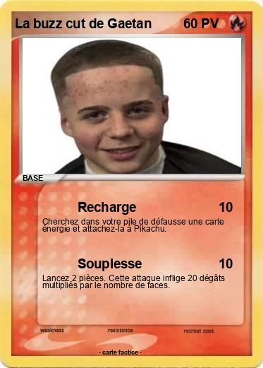 Pokemon La buzz cut de Gaetan