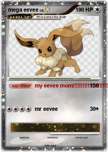 Pokemon mega eevee