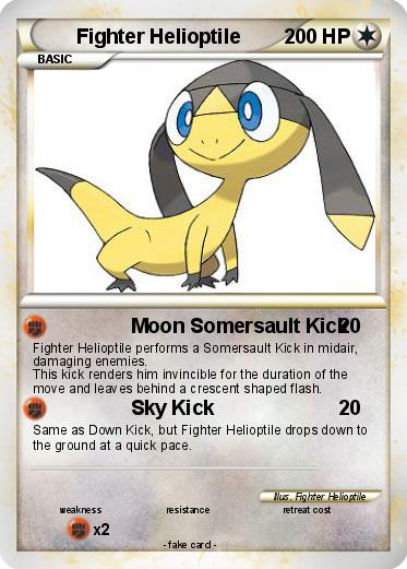 Pokemon Fighter Helioptile