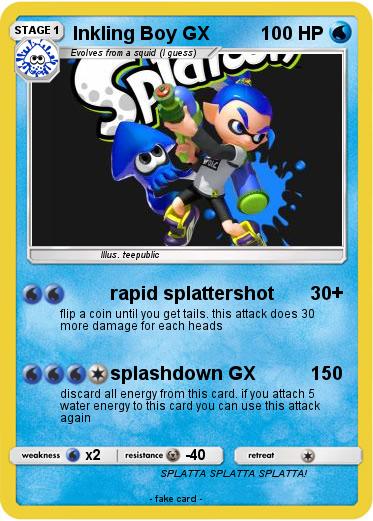 Pokemon Inkling Boy GX