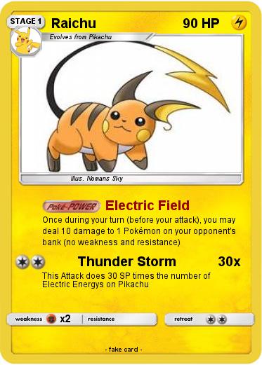Pokemon Raichu