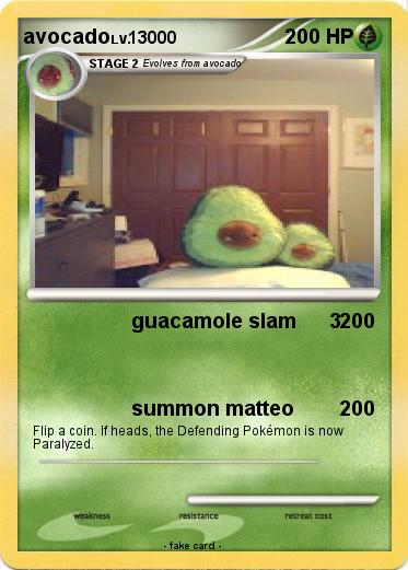 Pokemon avocado