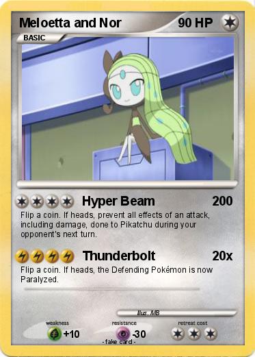 Pokemon Meloetta and Nor