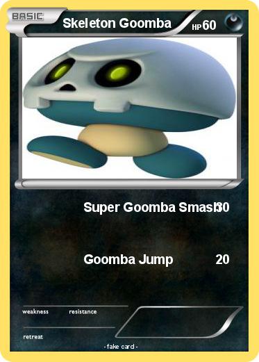 Pokemon Skeleton Goomba