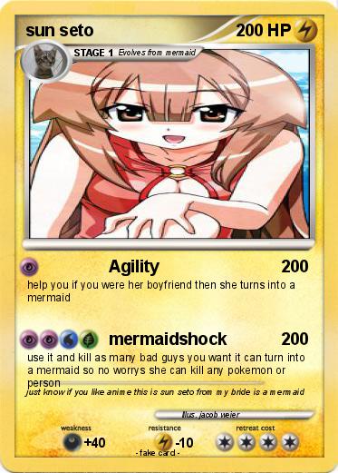 Pokémon sun seto - Agility - My Pokemon Card