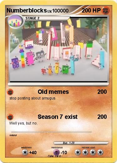 Pokemon Numberblocks