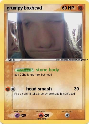 Pokemon grumpy boxhead