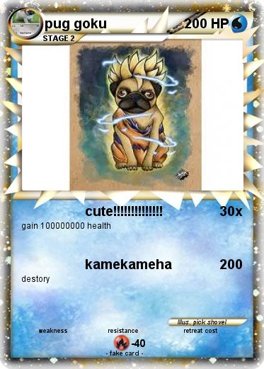 Pokemon pug goku