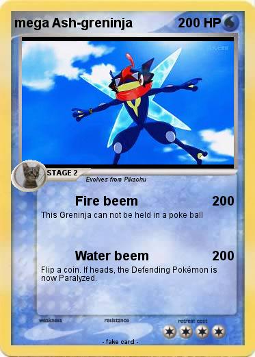 Pokemon mega Ash-greninja