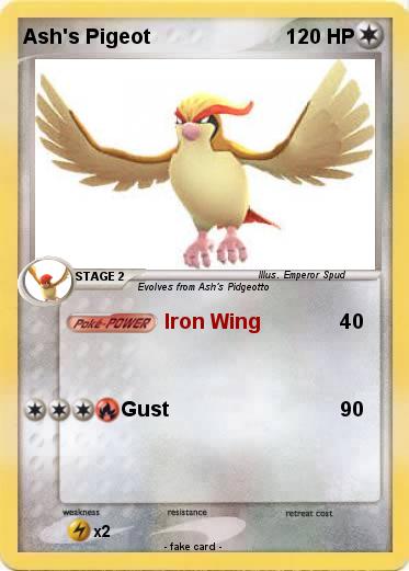 Pokemon Ash's Pigeot