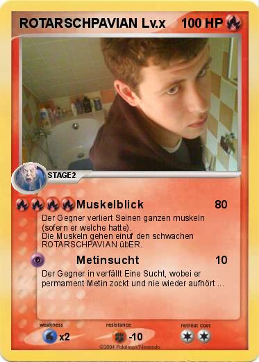 Pokemon ROTARSCHPAVIAN Lv.x