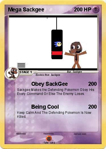 Pokemon Mega Sackgee