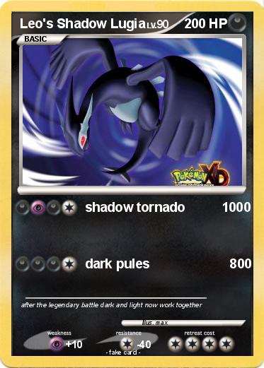 Pokemon Leo's Shadow Lugia