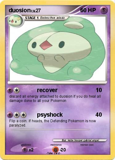 Pokemon duosion