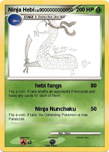 Pokemon Ninja Hebi