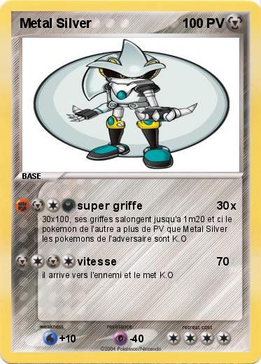 Pokemon Metal Silver