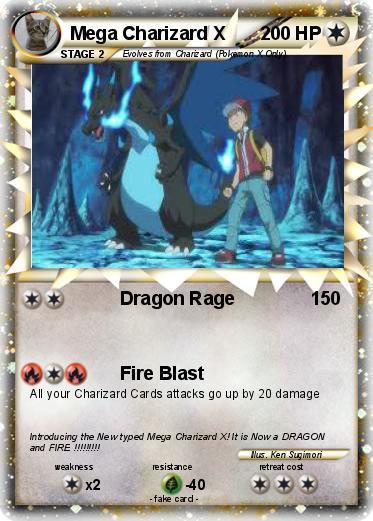 Pokemon Mega Charizard X
