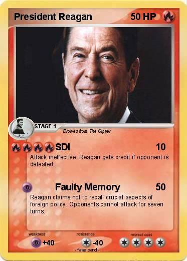 Pokemon President Reagan