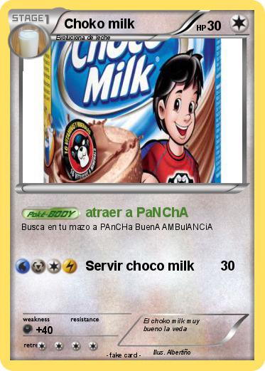 Pokemon Choko milk