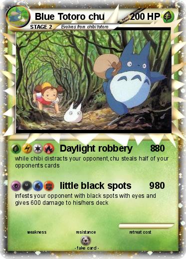 Pokemon Blue Totoro chu