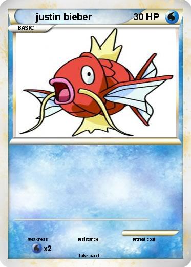 Pokemon justin bieber