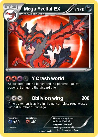 Pokemon Mega Yveltal EX