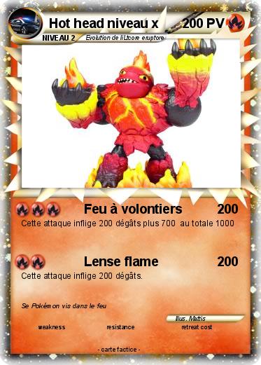 Pokemon Hot head niveau x