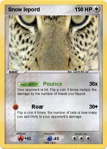 Pokemon Snow lepord