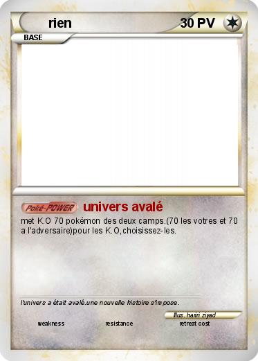 Pokemon rien