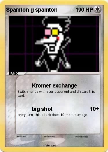 Pokemon Spamton g spamton