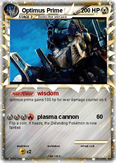 Pokemon Optimus Prime